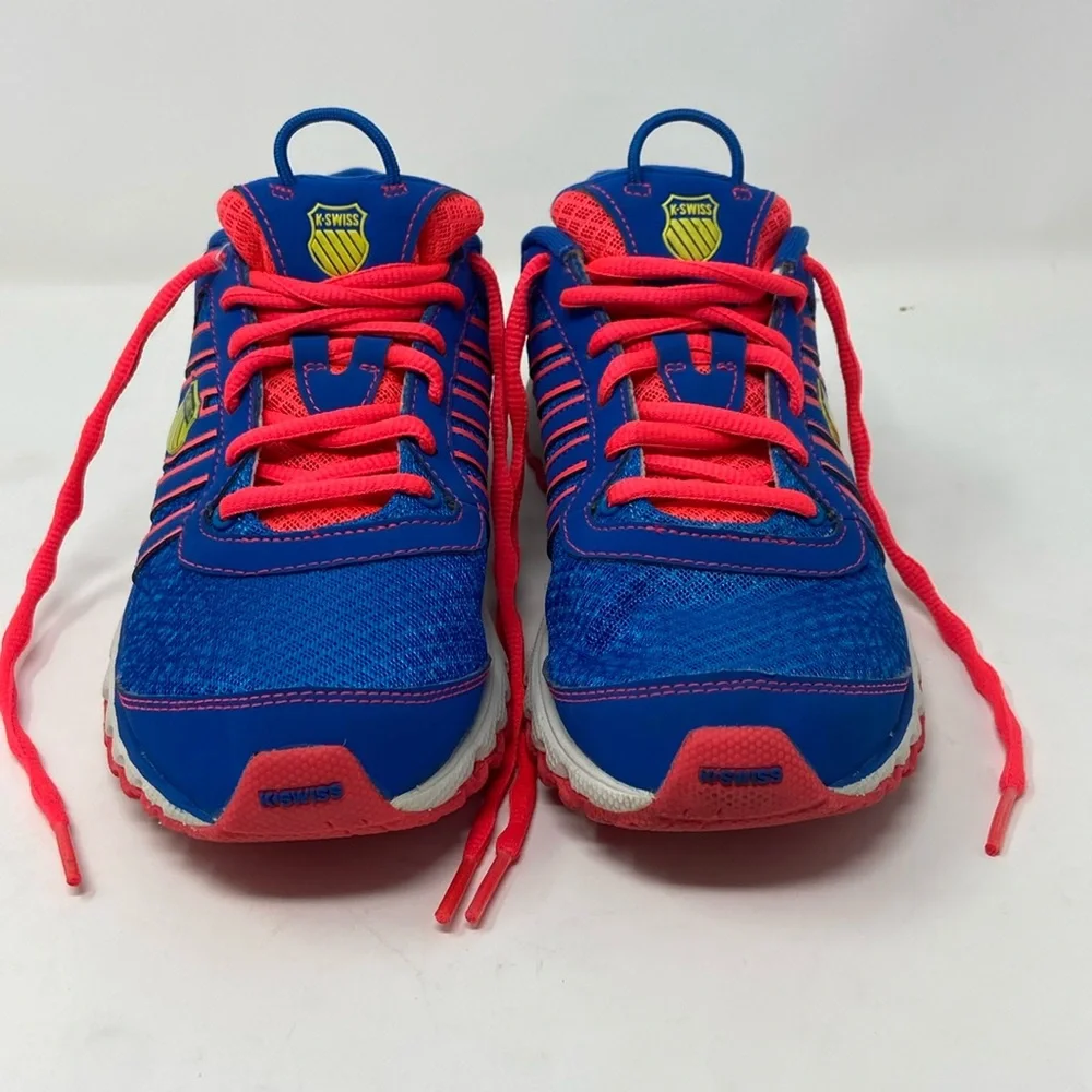 K SWISS AoSTA II WOMANS SIZE 7 E14-097 RUNNING SHOE BLUE/PINK MESH LIGHTWEIGHT - Picture 2 of 16